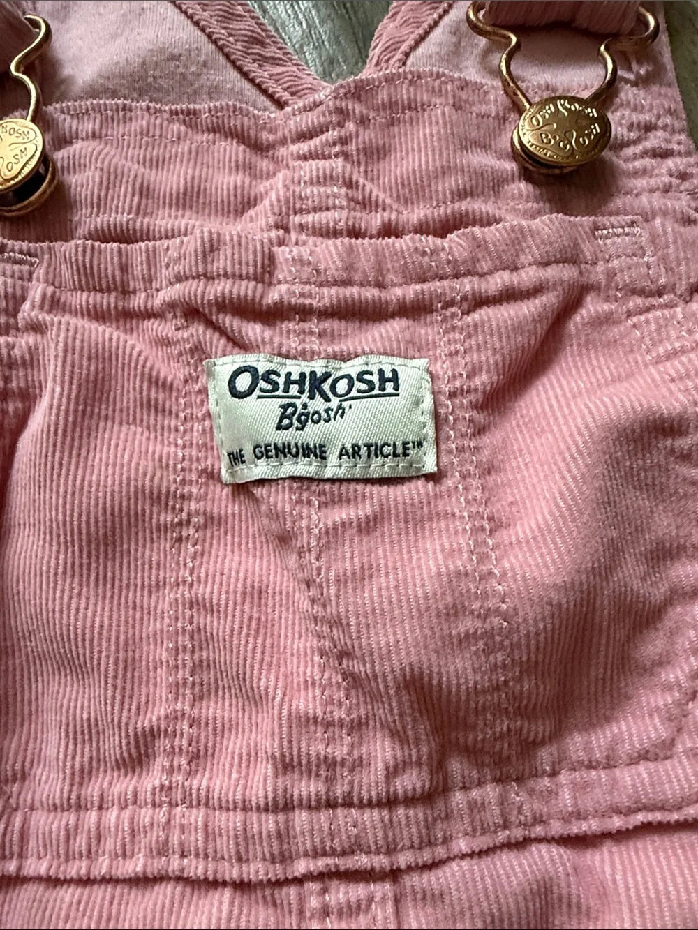 OshKosh B'gosh Pink Corduroy Overalls